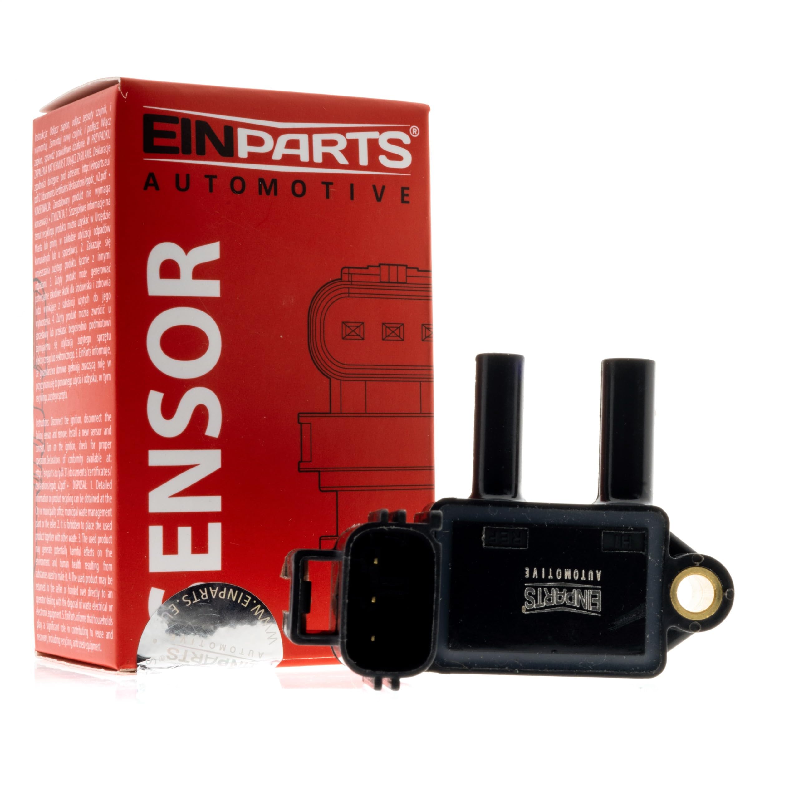 EINPARTS EPS3052 Differenzdrucksensor Kompatibel mit FORD FOCUS III Turnier 1698614 1775946 1786775