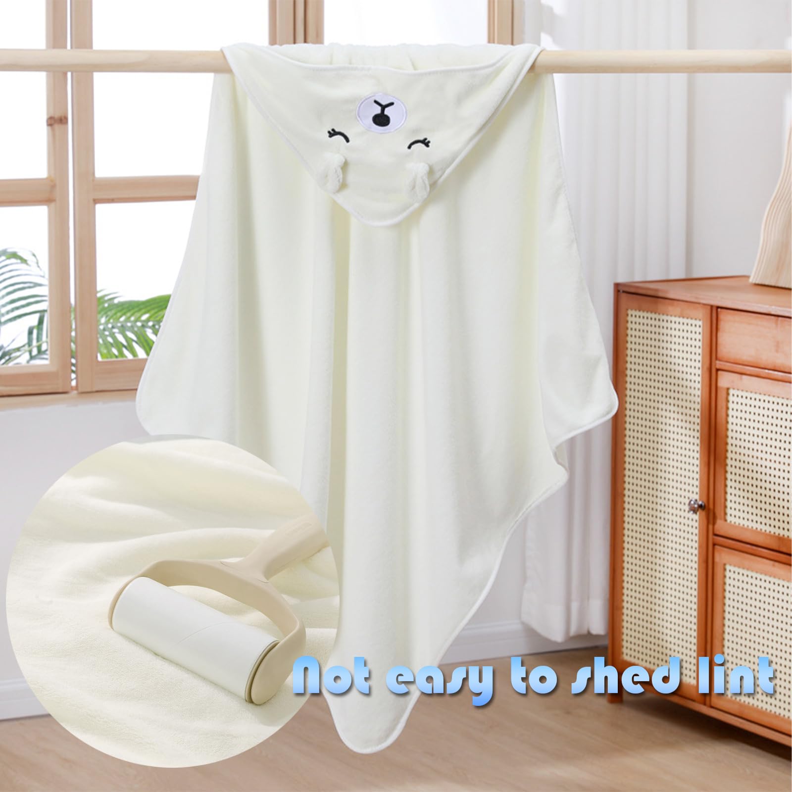 Accappatoio Neonato Con Cappuccio - Super Assorbente E Morbidissimo - Foto 10