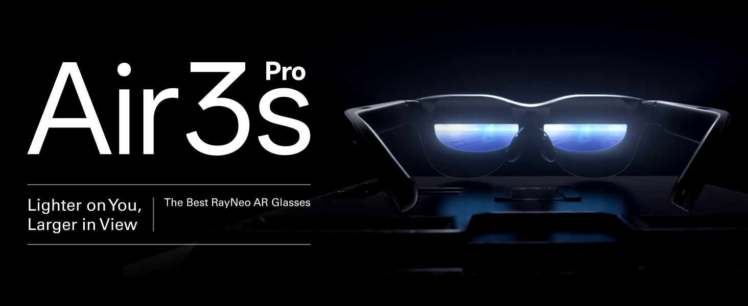 Amazon.com: RayNeo Air 3s Pro AR/XR Glasses - 201'' 1200 Nits