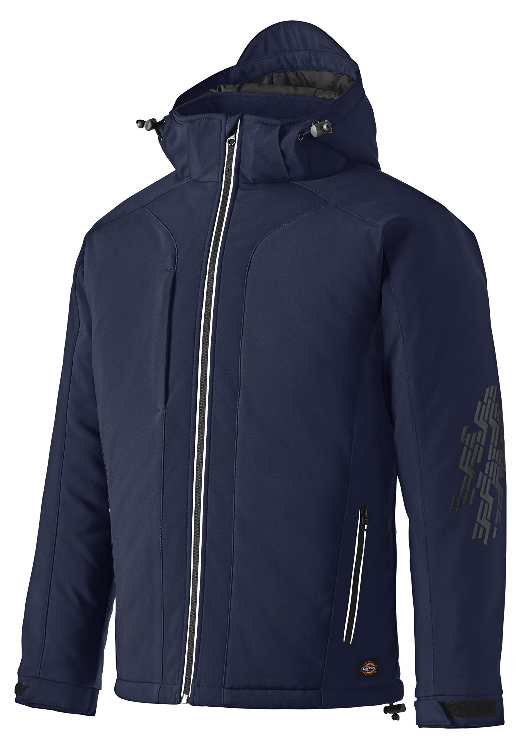 Men's Winter Softshell Jackets, Navy Blue, L