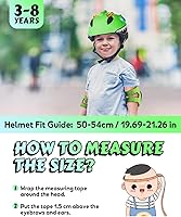 Vista 5 de VICTGOAL Casco de bicicleta para niños pequeños, ligero 3D, casco de bicicleta para niños y niñas de 3 a 8 años para múltiples deportes scooter