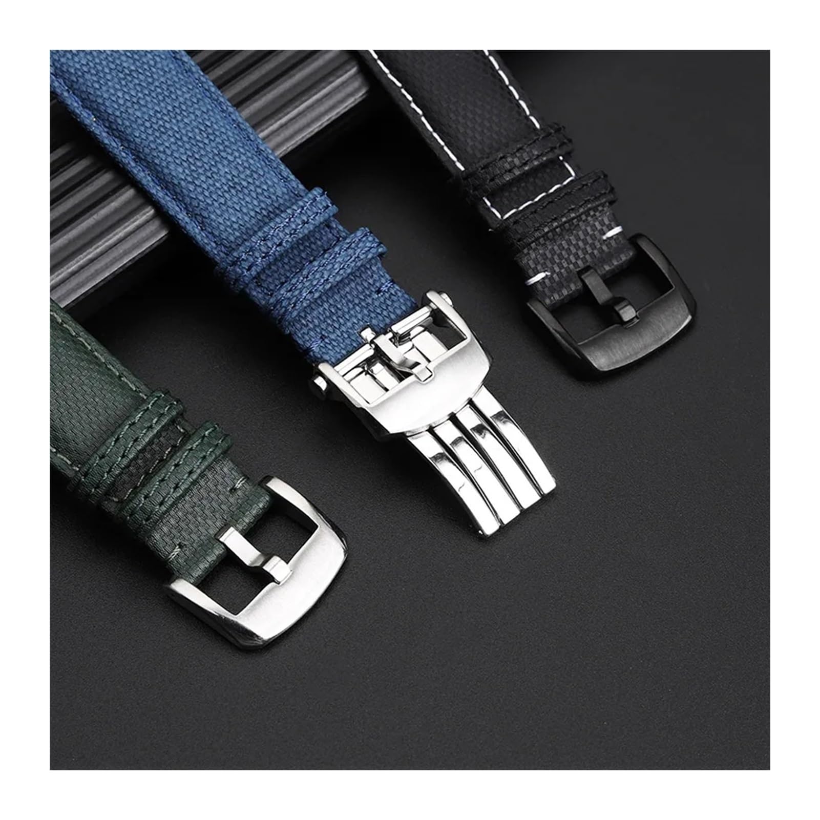 Genérico Compatible con la correa de reloj Breitling Avenger Blackbird B01 Correa de reloj de piel de vaca amarilla Super Ocean Pulsera de hebilla plegable de metal for hombre de 22 mm