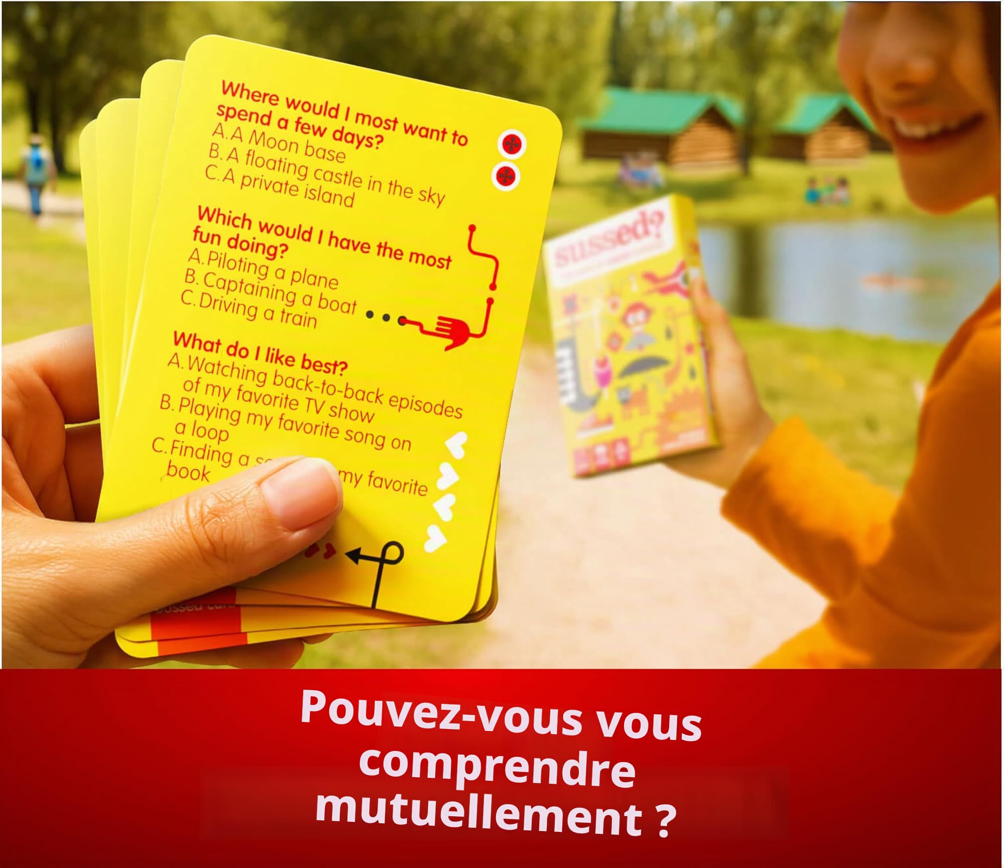 SUSSED ALL SORTS (EDITION ANGLAISE) (jeu de cartes familial qui provoque des conversations drôles et amusantes) (Qui connaît qui sur le bout des doigts?)