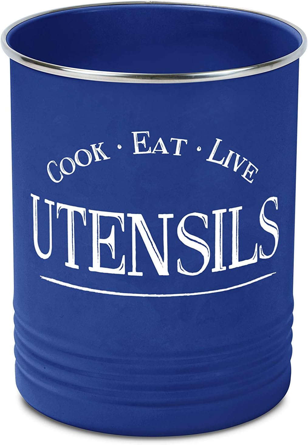 Walford Home Original Kitchen Utensil Holder Crock, Cobalt Blue With