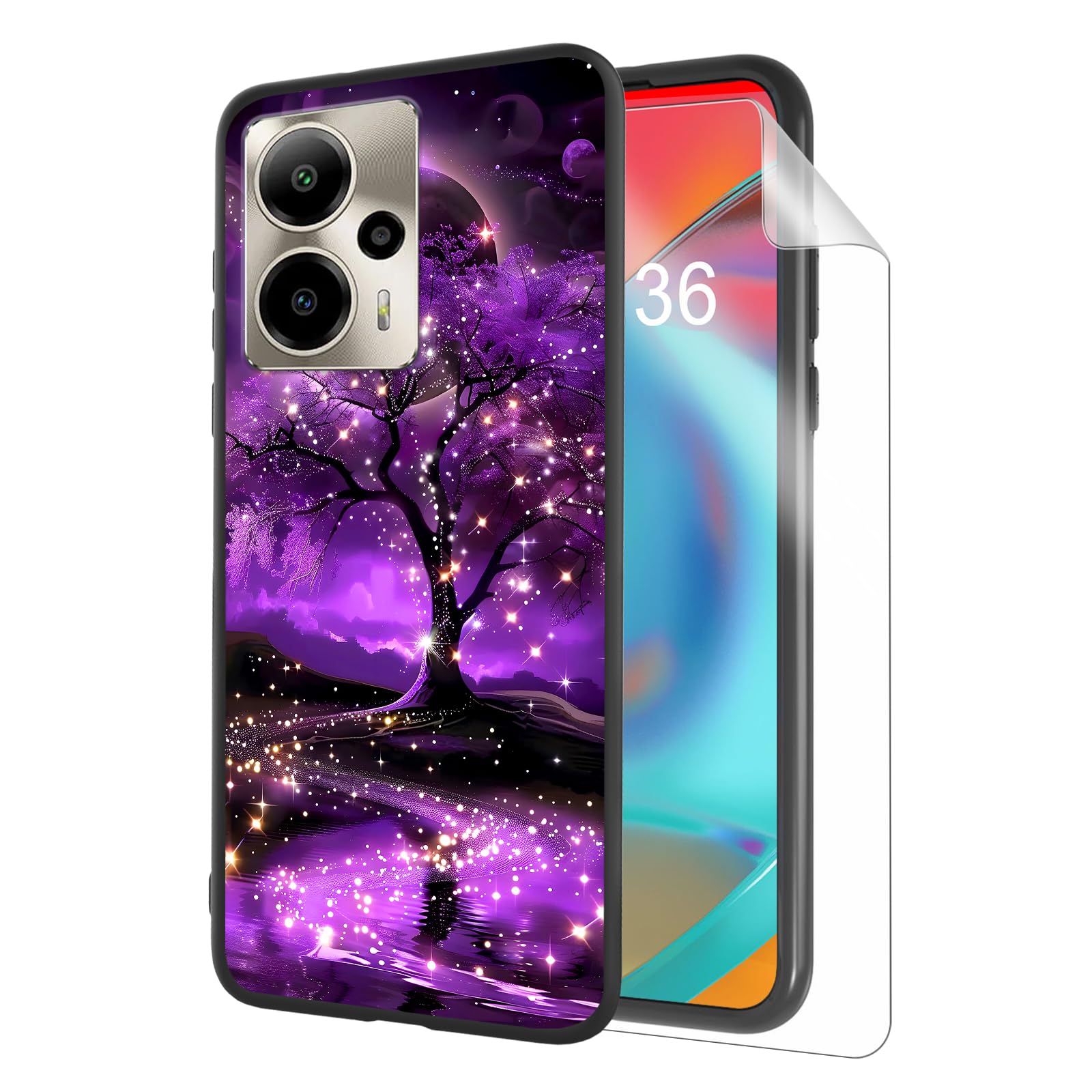 Tudguiloae for Cricket Outlast 5G 2024 Phone Case, Soft TPU Shockproof Full Body Protection Cover 6.8" for Cricket Outlast 5G 2024, Lightweight