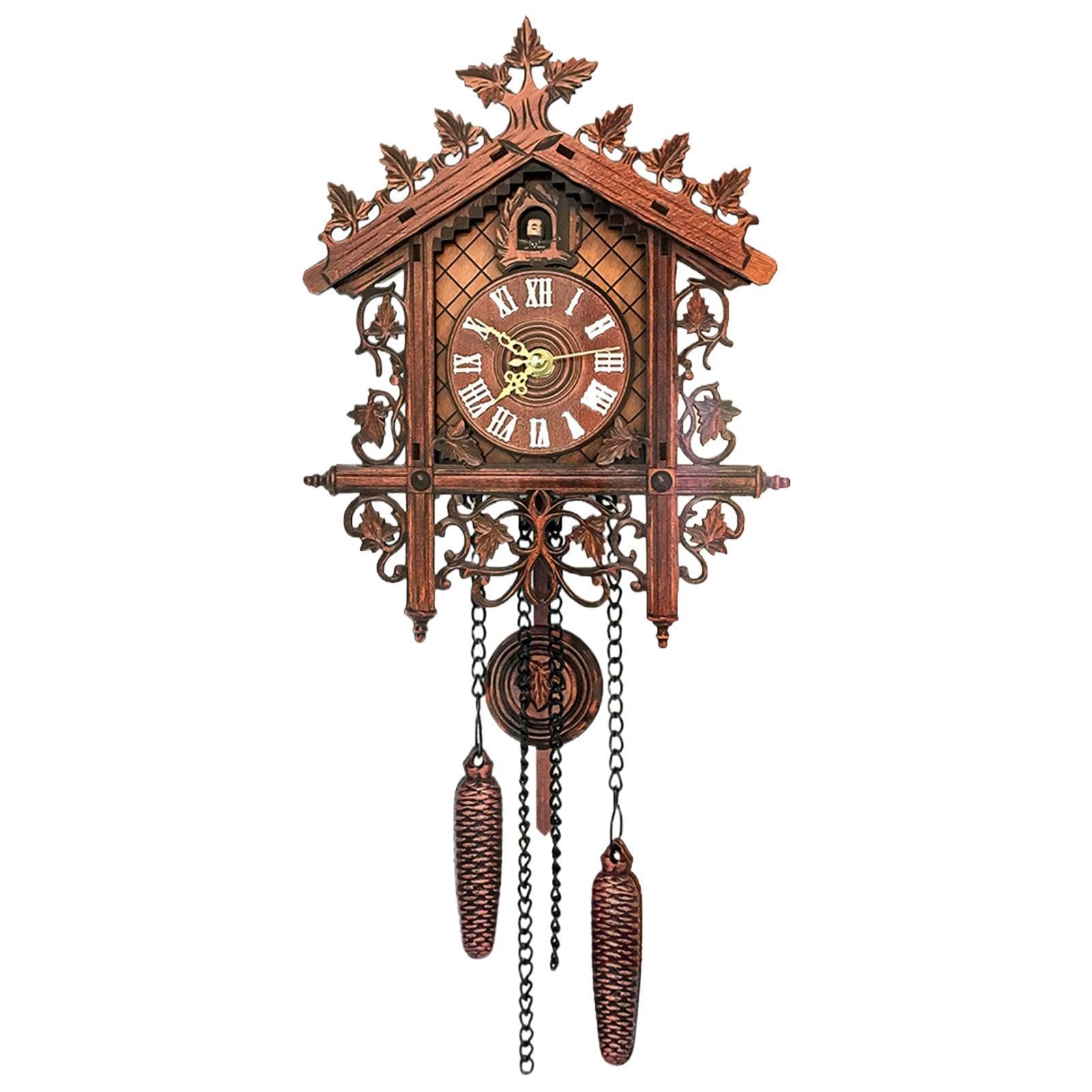 Retro Regulator - Holzrahmen | Vintage Dekorative Uhr | Uhrwerk Uhr Uhr | Schlafzimmer Wohnzimmer Studie | Klassische Wohnkultur Und Zeitlose Innenausstattung