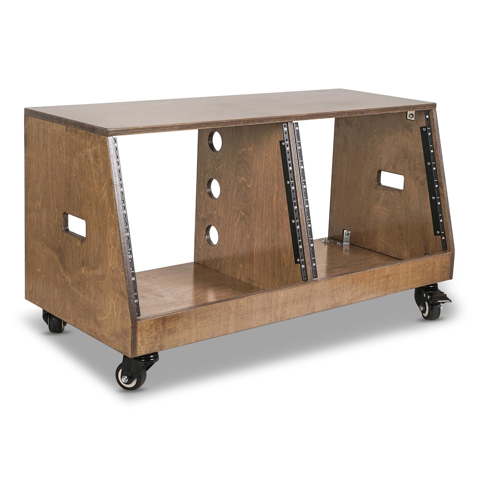 Amazon.com: Sound Town DIY 2 x 8U Slanted Studio Rack with Solid