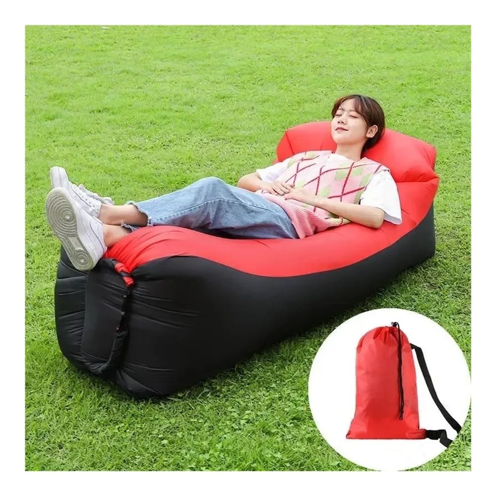 Trend Outdoor Products Fast Infaltable Air Sofa Łóżko Śpiwór Nadmuchiwana poduszka powietrzna Leniwa torba plażowa Sofa 240 * 70 cm (fioletowy)