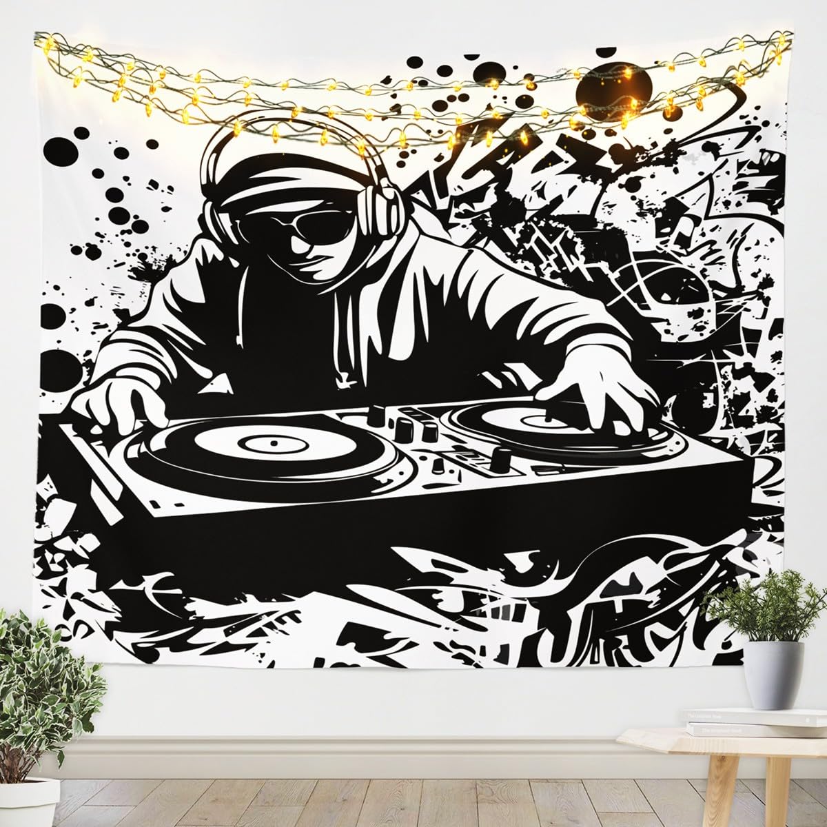 Amazon.com: Erosebridal Dj Controller Tapestries Pop Music