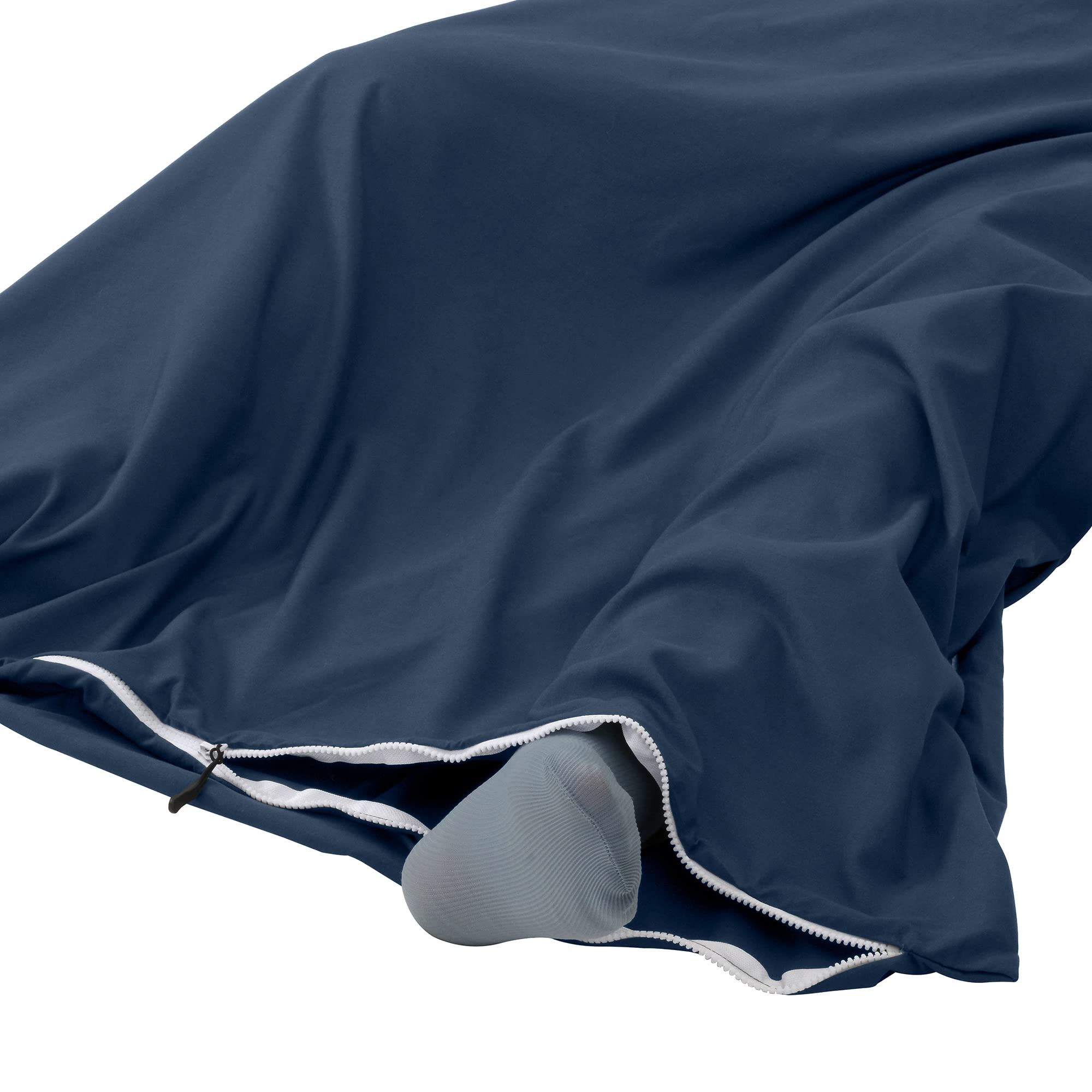 Traveler's Pal Hüttenschlafsack aus 100% Duraweave - Schlafsack mit Reißverschluss an Seite und Fußende - Leichter und dünner Inlett Sommerschlafsack atmungsaktiv und hautfreundlich