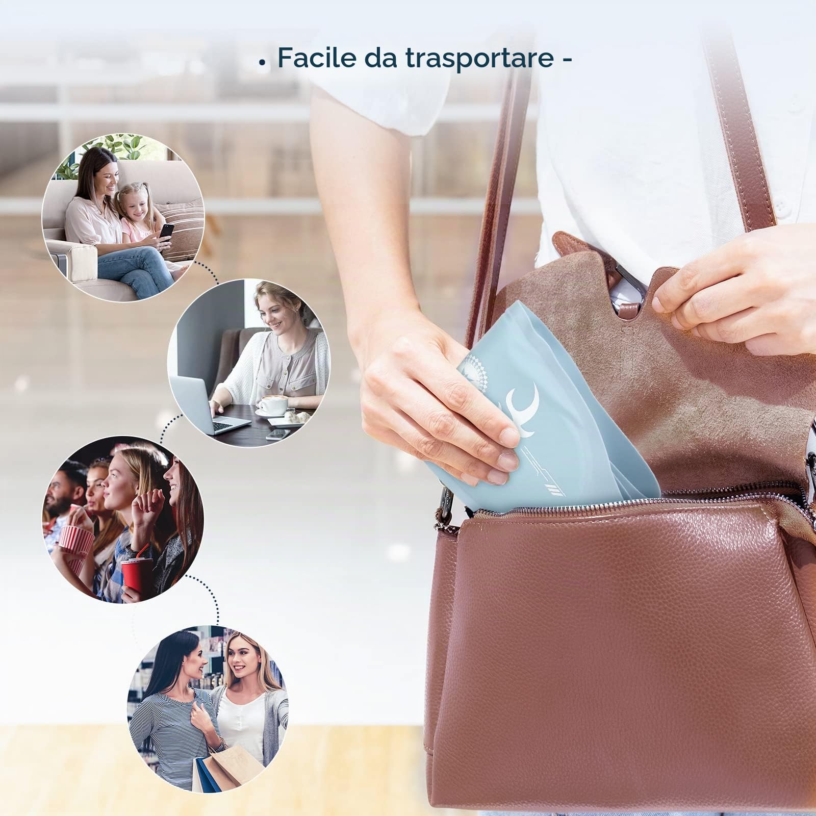 Cintura Elettrostimolatore, Elettrostimolatore Muscolare Addominali Elettrostimolatore, USB Addominale Tonificante Cintura, Adatta 62-124 cm di Vita