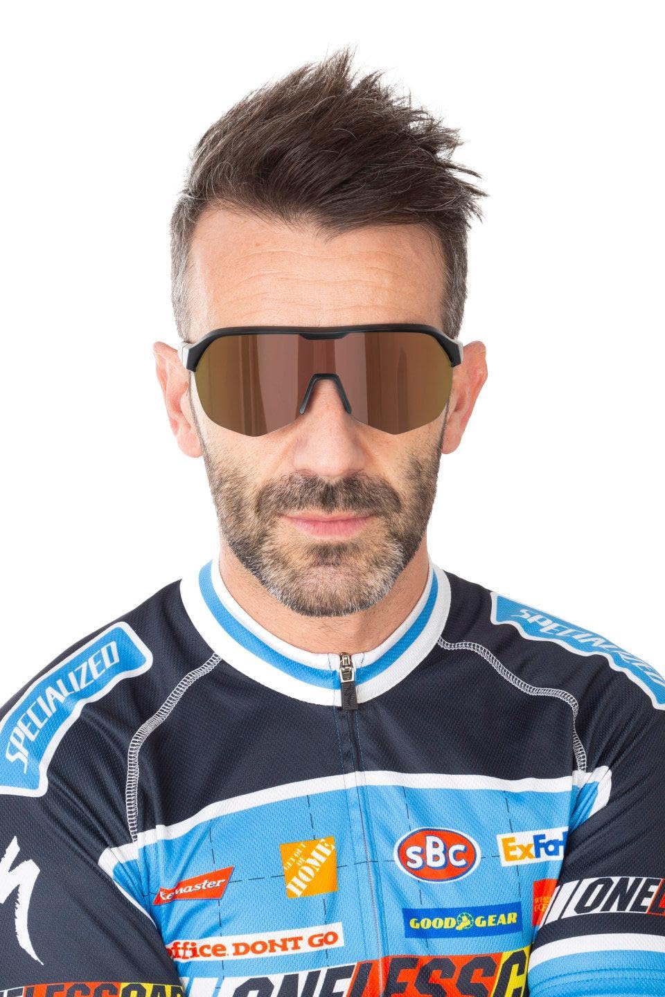 OCEAN WULING Gafas de Sol Polarizadas para Ciclismo Bicicleta Running Deportes Protección UV 400 Anti Viento para Hombre y Mujer