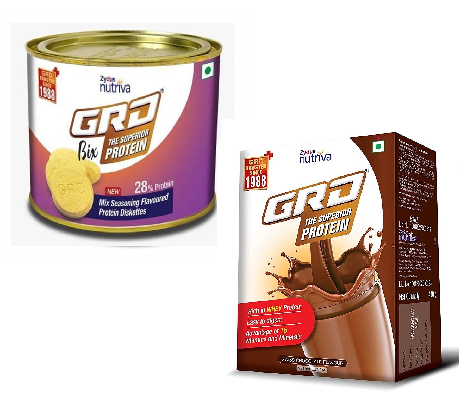 Buy GRD Bix Mix Seasoning Flavoured High protein biscuits with Immuno