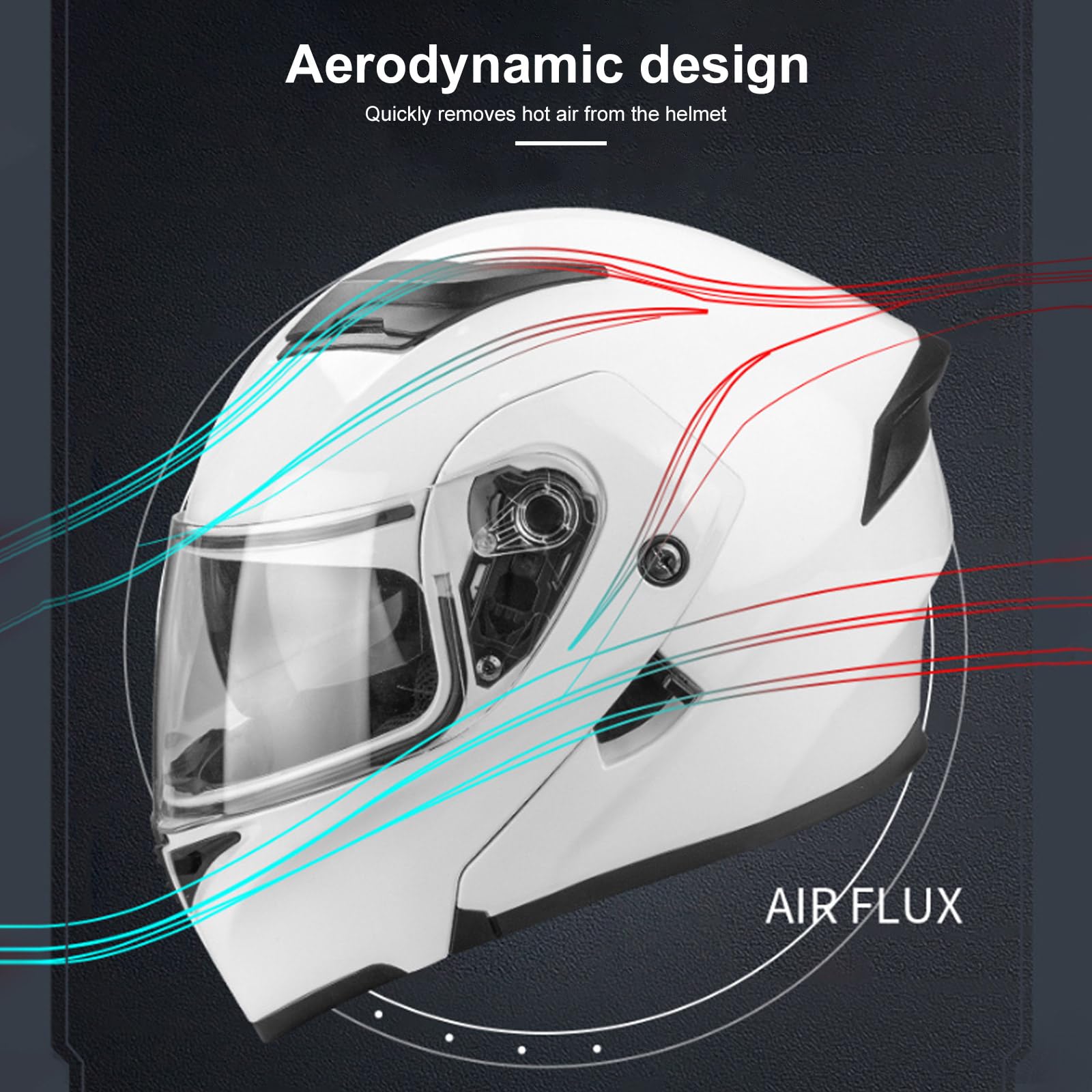 Kask szczękowy na całą twarz, zintegrowany kask motocyklowy z podwójnym wizjerem, modułowy kask pełnotwarzowy, certyfikat ECE z podwójnym wizjerem przeciwsłonecznym, dla kobiet i mężczyzn