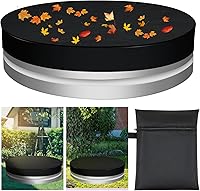 Vista 1 de Tatuo Cubierta redonda de acero de 8 pies para tanque de agua, redonda, resistente al agua, tanque de agua, baño de hielo para bañera fría al aire