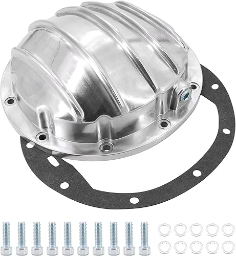 Miniatura 3 de Tektall Cubierta diferencial de 10 pernos de 8.5 y 8.6 pulgadas, carcasa de aluminio fundido de repuesto para Che-vyG de 1964 en adelante (polaco)