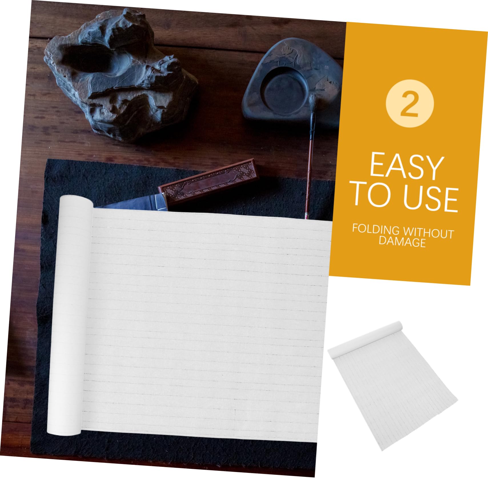 HOMSFOU 1 Roll Rice Paper Writing Paper Calligraphy Paper Art Paper Write Accessory Write Supply Professional Paper Letter Supply Letter Accessory