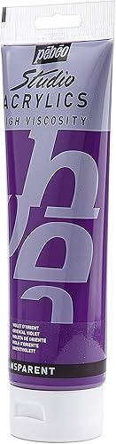 Vista 131 de Pebeo Studio Acrílicos de Alta Viscosidad, Acrílico Fino, 250 ml - Azul Turquesa