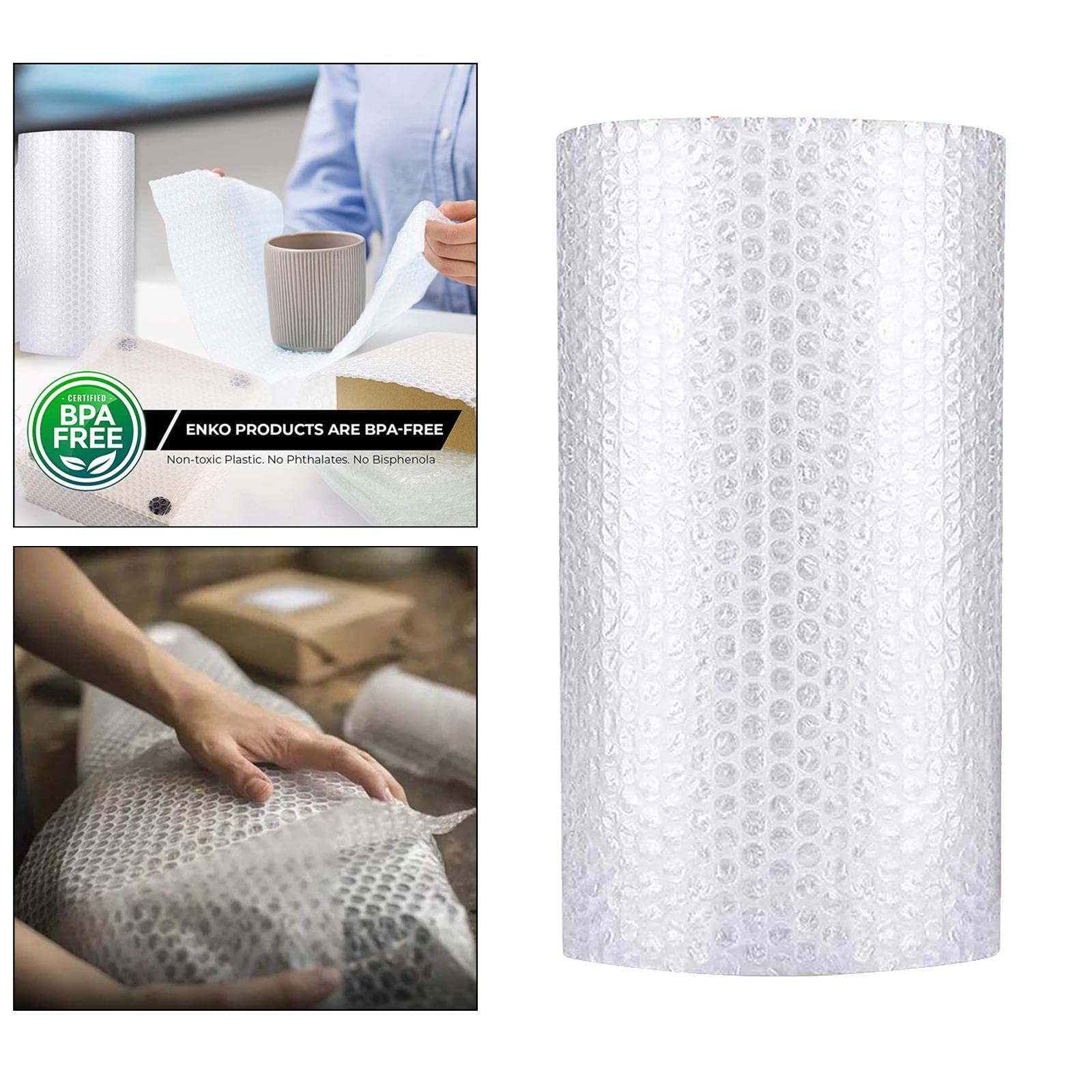 Jojomis Kleine Luftpolsterfolie, Schaumstoff-Verpackungsrolle zum Verpacken, 0,4 x 30 m, wie beschrieben