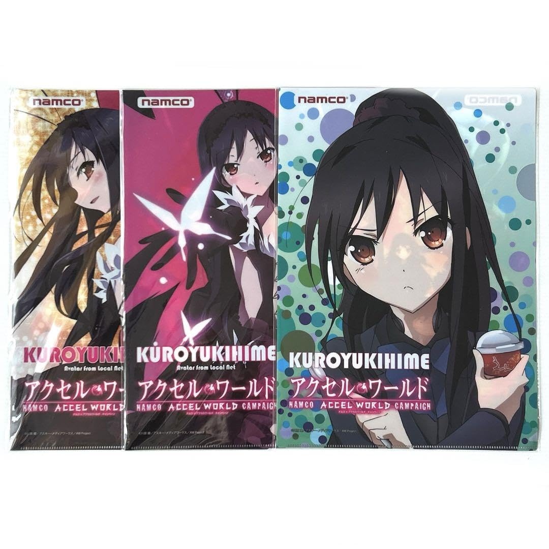 アクセルワールド クリアファイル Amazon.co.jp: アクセル・ワールド クリアファイル 3点セット