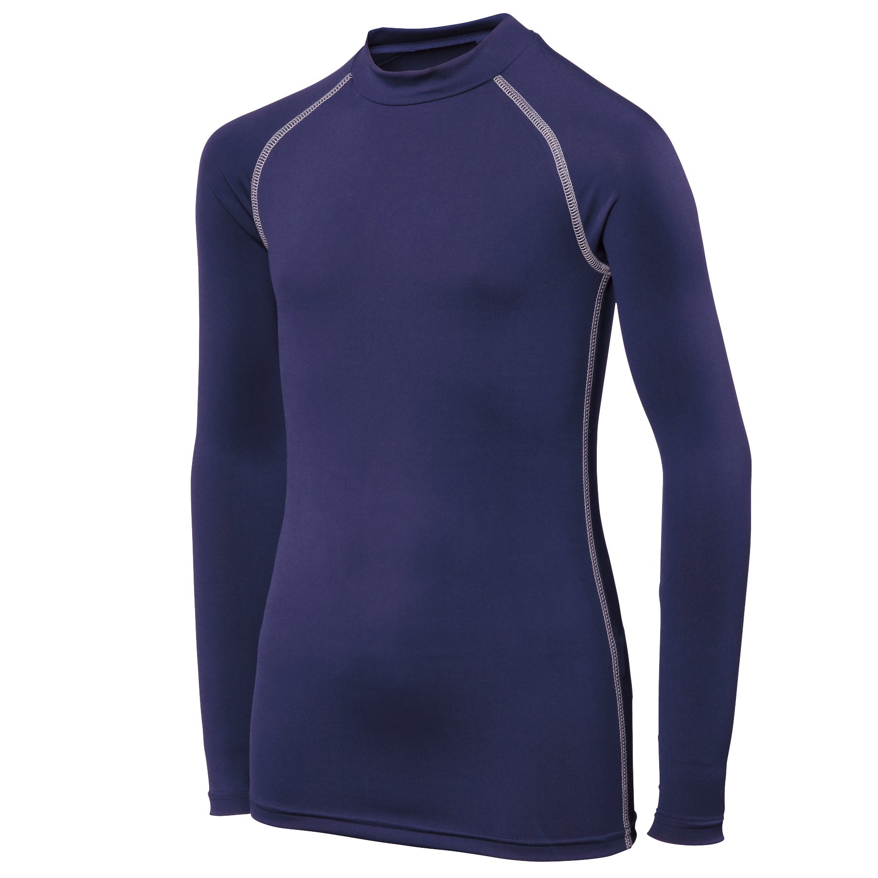 Rhino - Maglia Basica Invernale - Bambino (XS (7-8 Anni)) (Blu Navy)