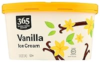 Vista 6 de 365 by Whole Foods Market, Helado de vainilla, 48 onzas (congelado)