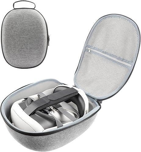 YipuVR Hard Case for VR MetaQuest 3 Headset,Waterproof Protective Case Compatible with Oculu Quest 3 & Accessories,Travel Carrying Case-Only Case