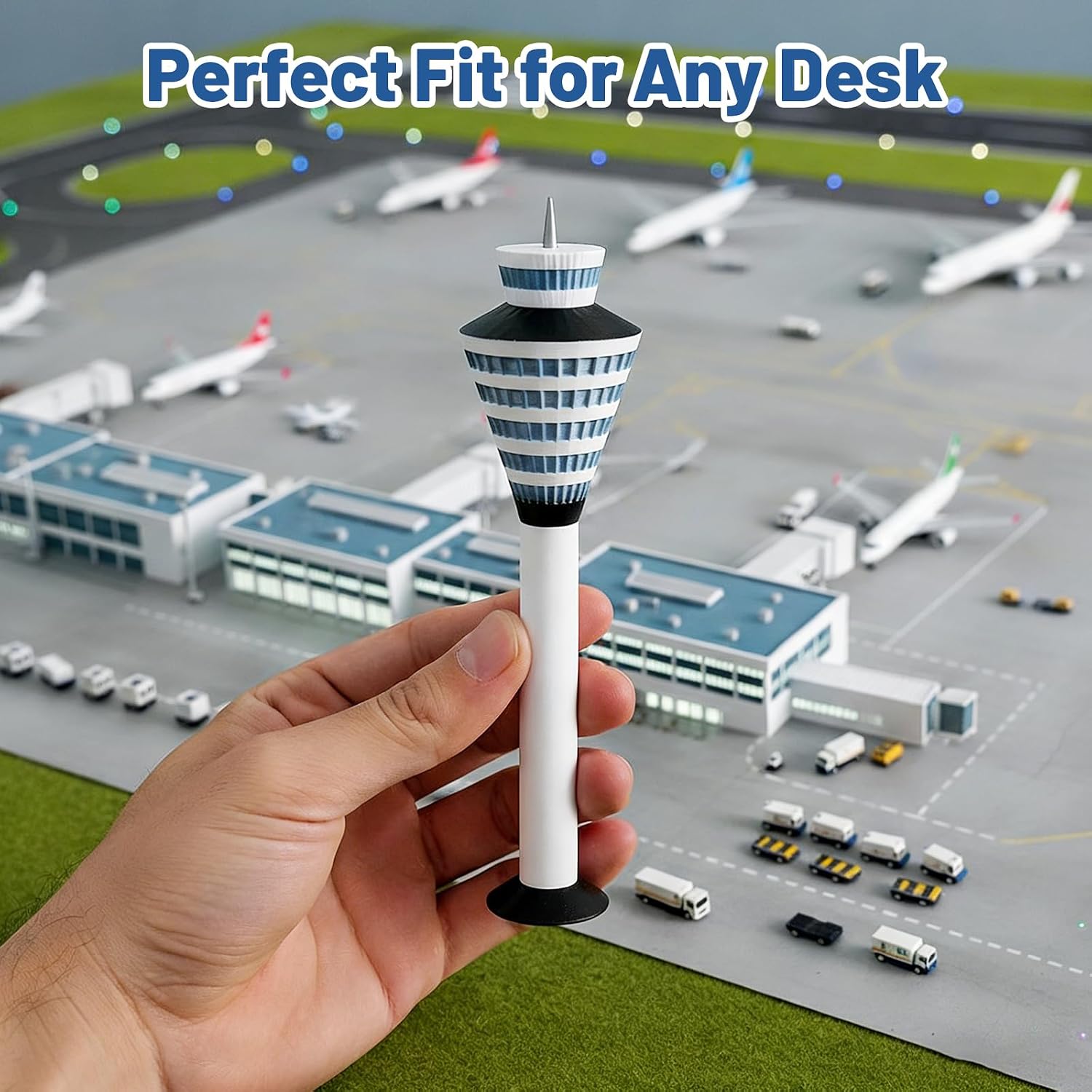 1:400 Scale Simulation Control Tower Scene Model