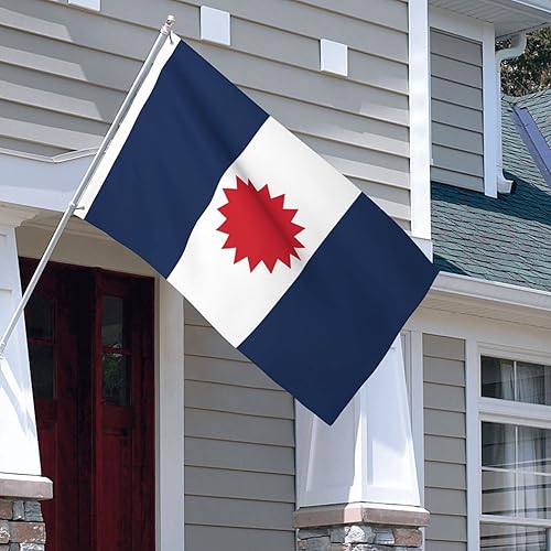 Miniatura 6 de Bandera de doble cara de la presa Tai People Banderas de 3 x 5 pies, bandera de decoración al aire libre, bandera ligera para fiestas en el hogar,