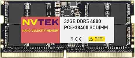 DDR5-4800 32GB × 1 ノートPC用 SO-DIMM A-Tech 32GB DDR5 4800MHz PC5-38400 CL40 SODIMM 2Rx8 Dual