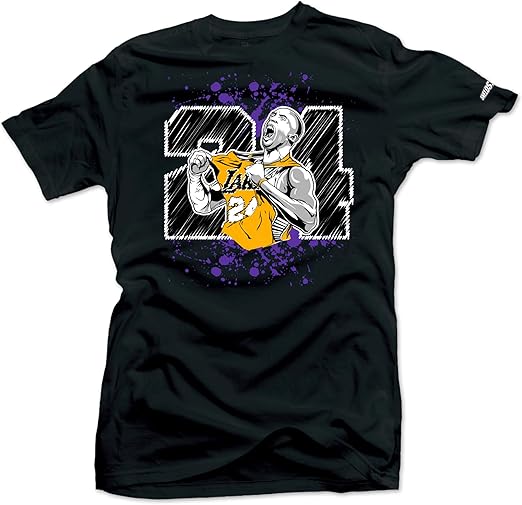 SNELOS Men’s Sneaker Matching Cotton T Shirt Graphic Streetwear Casual Tee for Everyday Wear