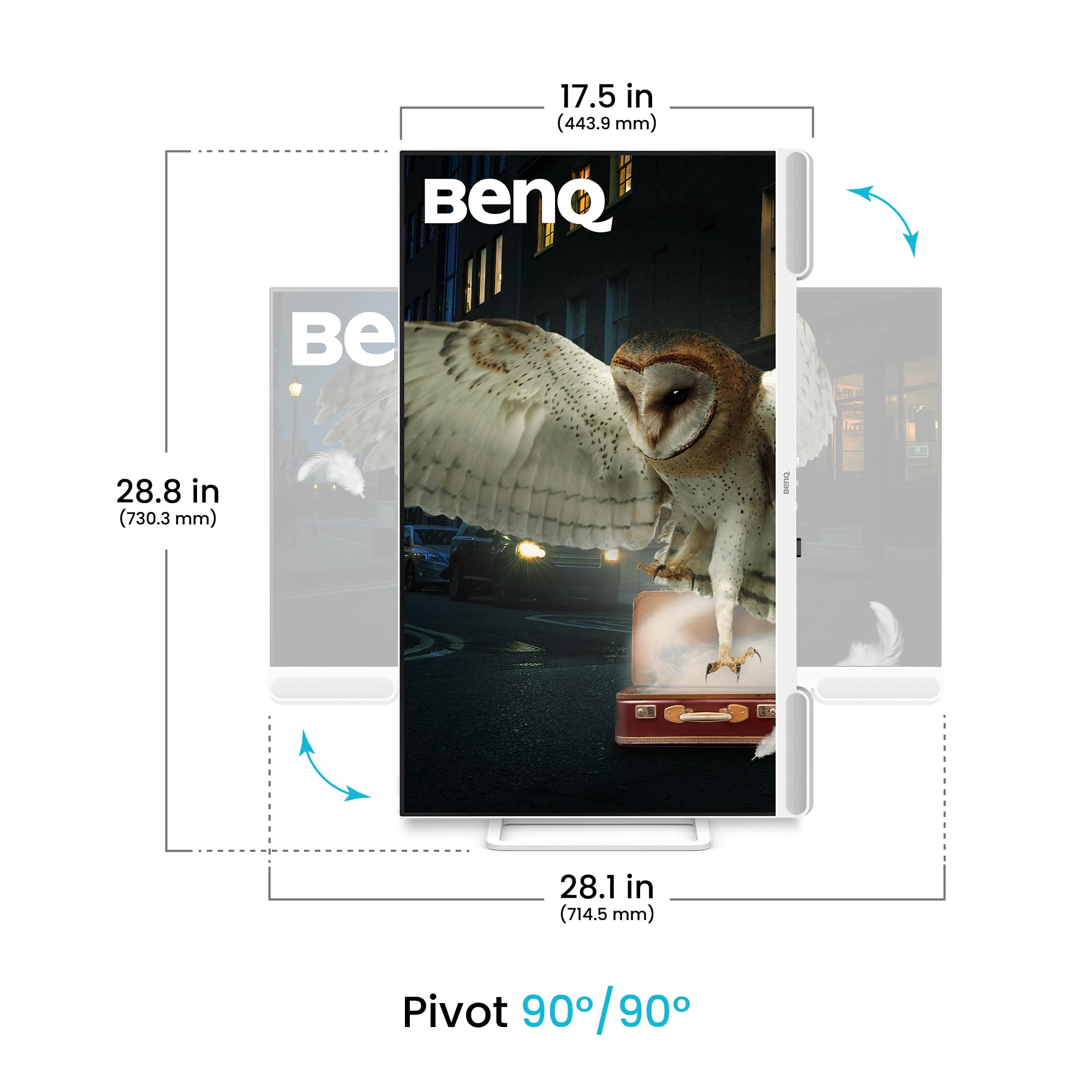 BenQ EW3290U 32-Zoll 4K Monitor - 98% P3, AI Kontrast und Eye Care - Dettaglio