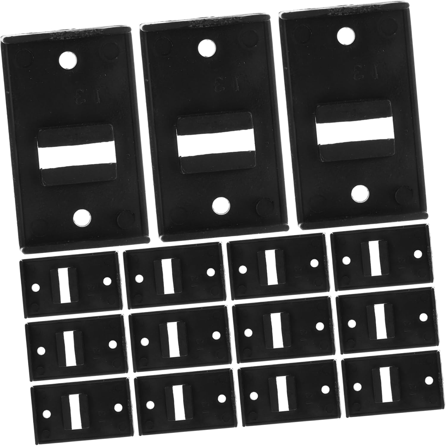 Operitacx 5sets Plinth Buckles for Cabinets Durable Plastic Furniture Leveling Feet Versatile Kitchen Cabinet Accessories for Homes Shops and Hotels Easy to Install and Clean 50pcs*5