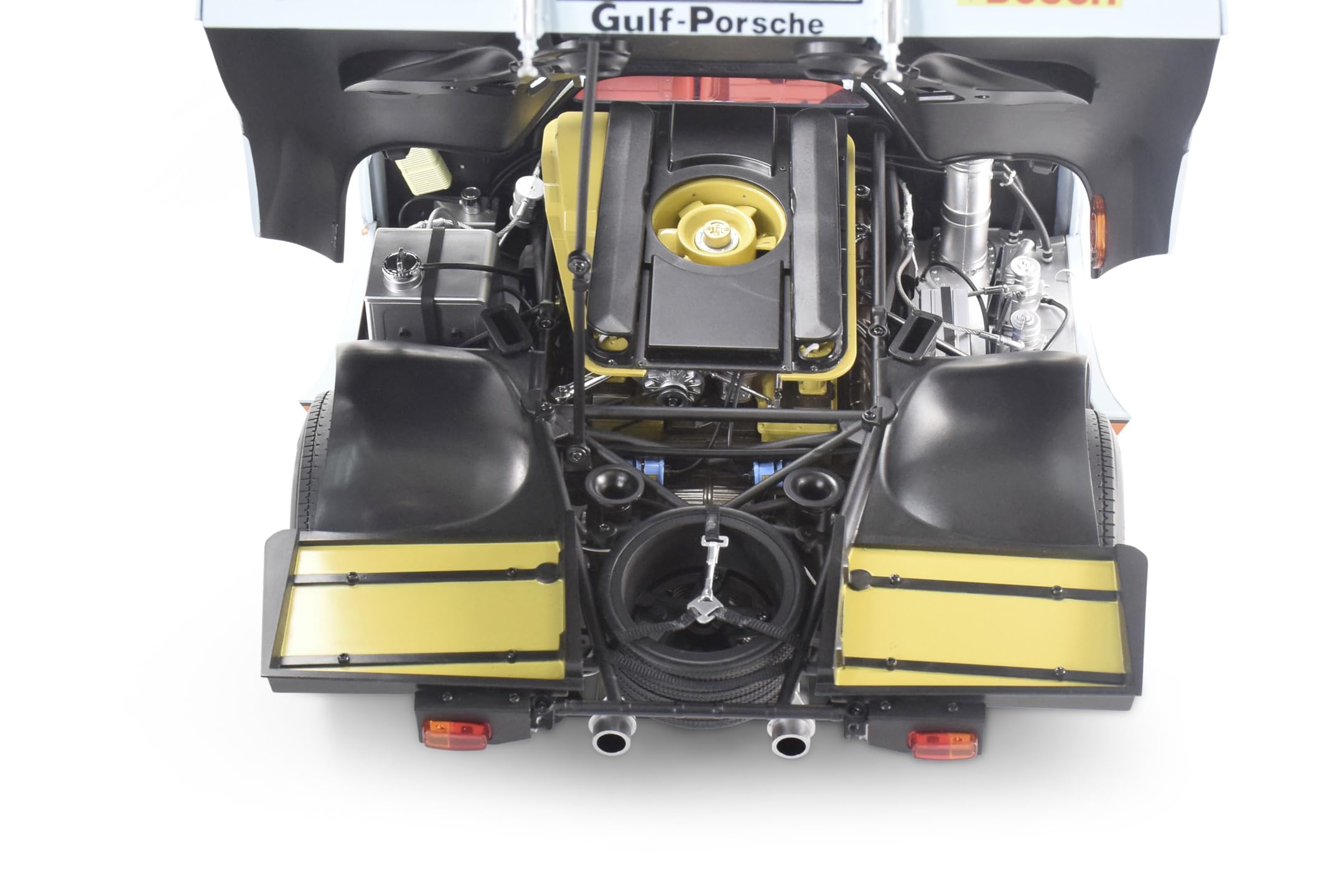 IXO Porsche 917KH #20 Golf - modelarstwo, zestaw do budowy modeli metalowych, czerwony, zestaw do montażu z funkcją oświetlenia