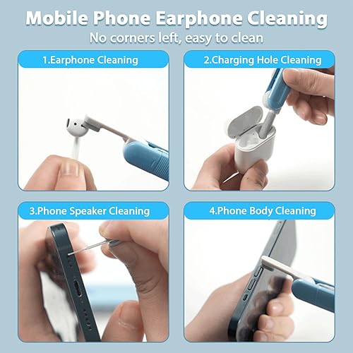 Miniatura 2 de 4 pares Juego de auriculares de repuesto para Beats Powerbeats Pro con kit de limpieza, bolígrafo de limpieza almacenable 5 en 1 y puntas de