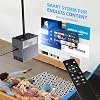 Mini Projector 4K Home Cinema Mini Projector 4K Support Smart Projector Mini Projector TV Portable Video HD 1080P 15000 Lumens Automatic Vertical Correction Electric Focus