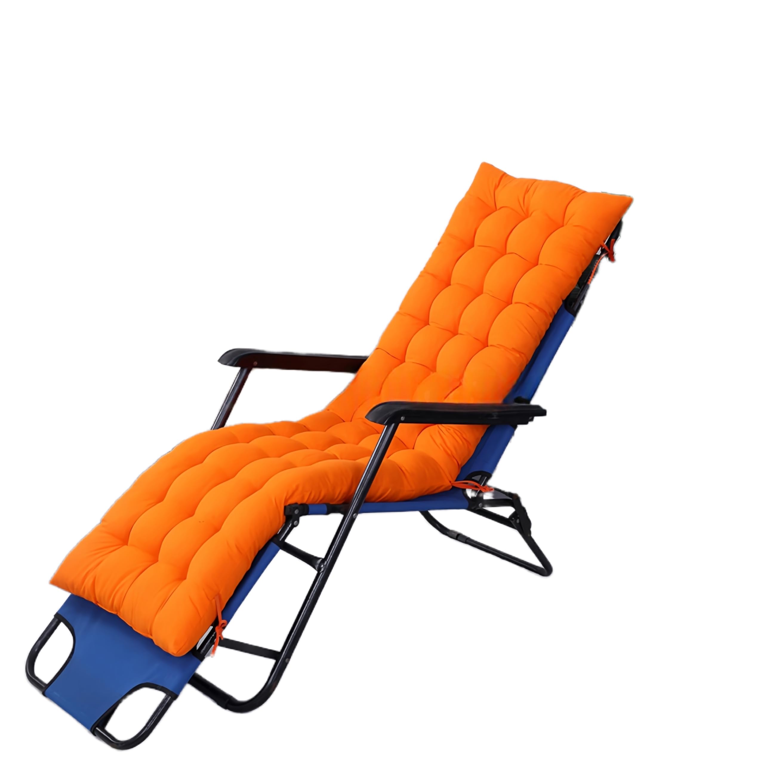 Coussin transat extérieur orange pour vos journées de farniente au jardin et balcon