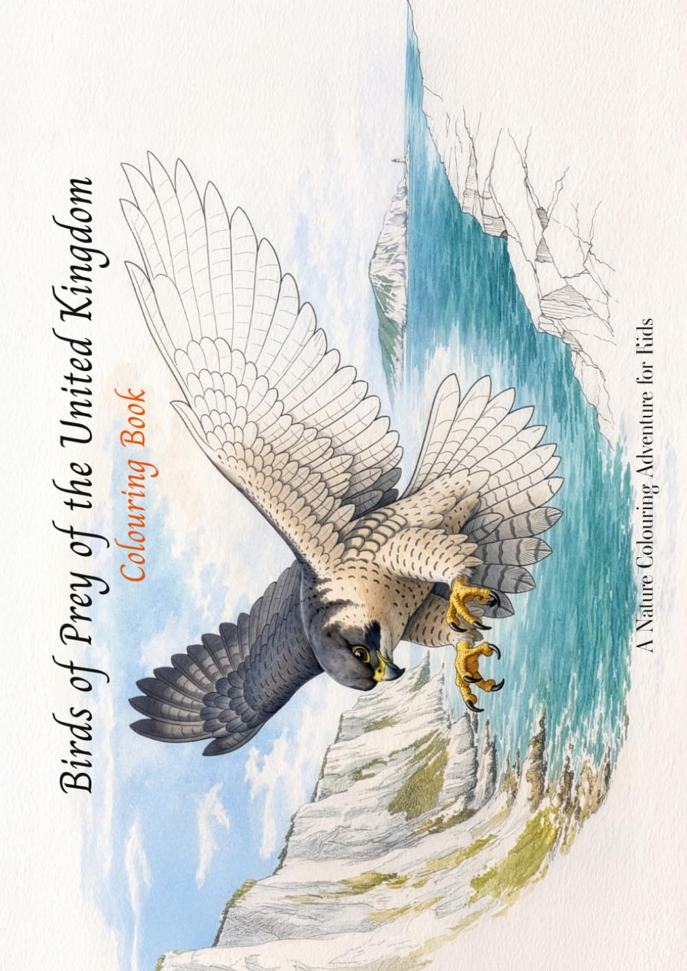 Birds of Prey of the United Kingdom - Colouring Book (Wildlife of the United Kingdom - Colouring Books)