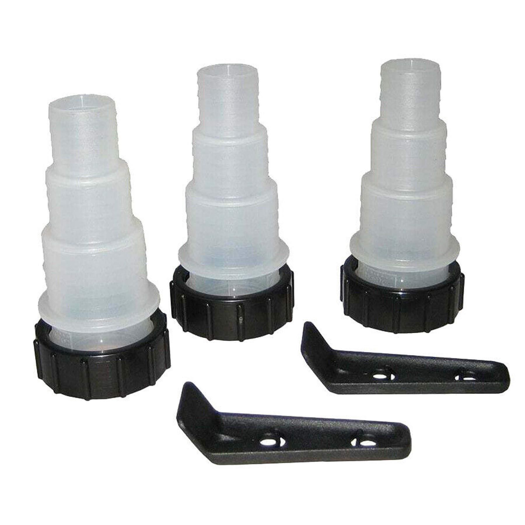 Hozelock Pond Black Hozelock Replacement Stepped Hosetails With Nuts For Bioforce And Vorton - Part Z12325