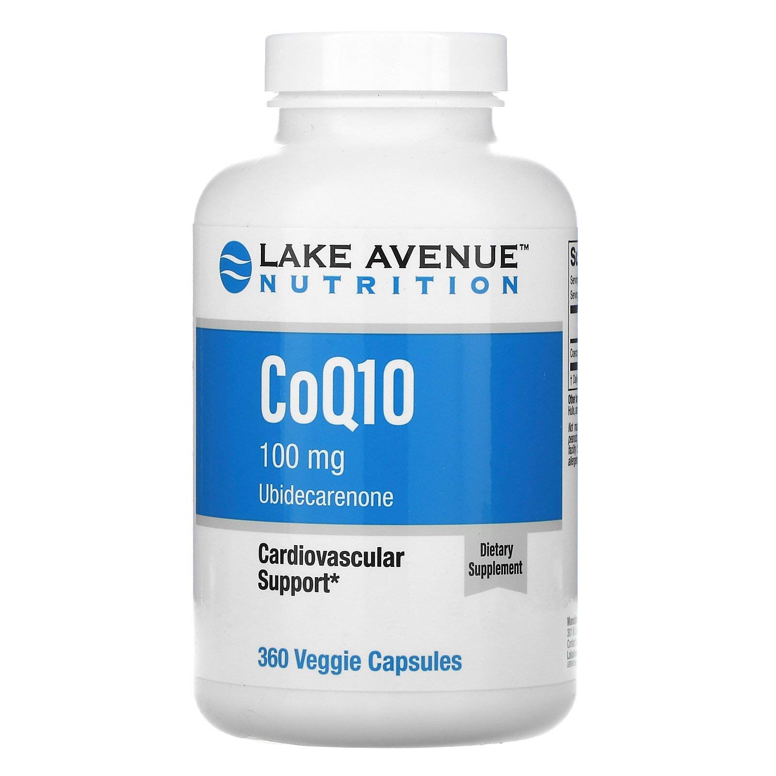 Lake AvenueNutrition, CoQ10, 100 mg, 360 Veggie Capsules