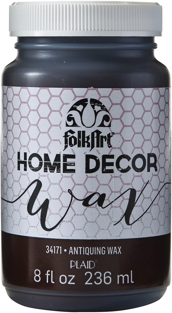 FolkArt Home Decor Chalk Furniture & Craft Acrylic Paint in Assorted Colors, 8 ounce, Antique Wax
