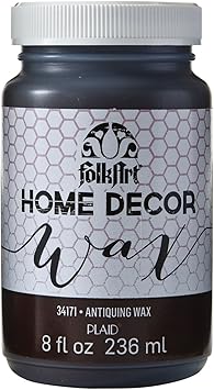 FolkArt Home Decor Chalk Furniture & Craft Acrylic Paint in Assorted Colors, 8 ounce, Antique Wax