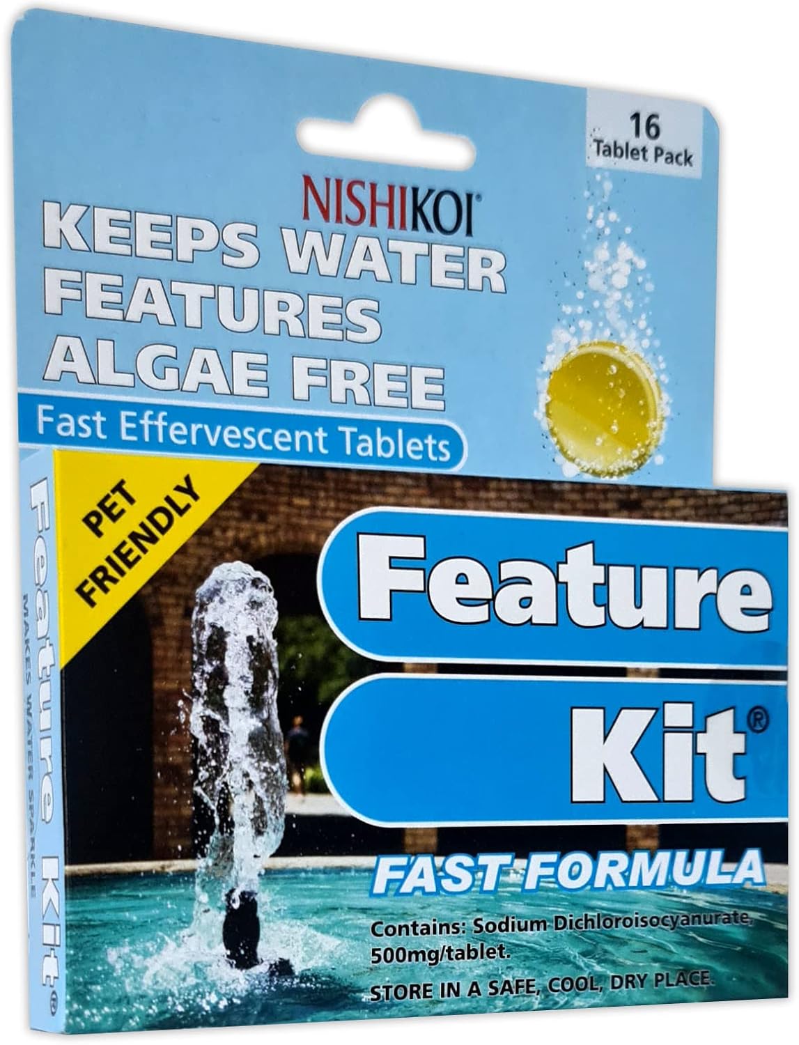 Nishikoi Feature Kit (16 Tablets) Helps Remove Algae in Water