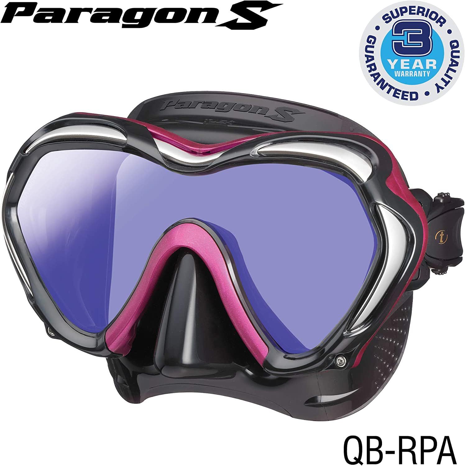 Tusa M1007S Paragon S Mask Black/Energy Green, Gafas Bucear