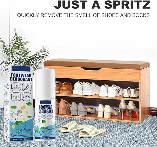 Miniatura 8 de GOTOTOP Spray para zapatos de pies, olor natural para pies y zapatos, se mantiene todo el día, perfecto para atletas y usuarios casuales (1)