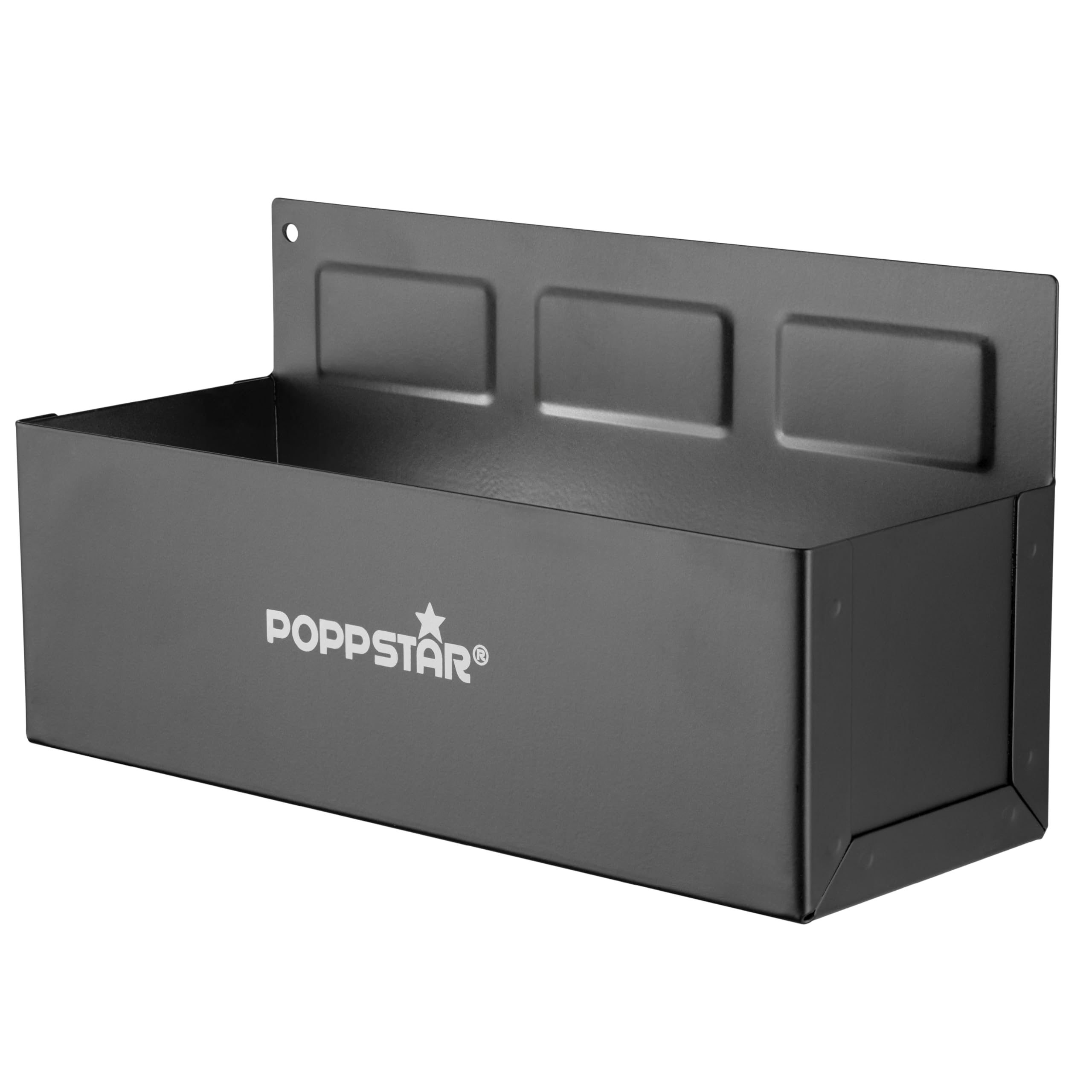 POPPSTAR Porta bombolette spray magnetico, lunghezza 210mm x altezza 70mm x larghezza 75mm, materiale: acciaio, colore: nero
