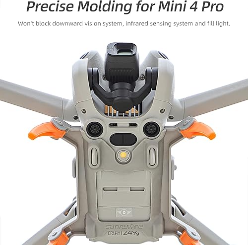 Miniatura 5 de Dron de plástico FPV 1.181 in tren de aterrizaje, pierna de drone aumento de engranaje pierna extendida para DJI Mini 4 Pro Drone Drone Accesorio