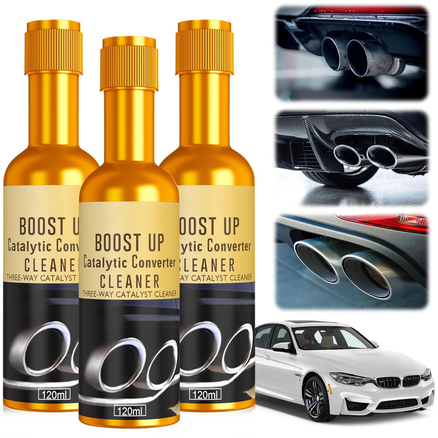 3Pcs Catalytic Converter Cleaner Kit
