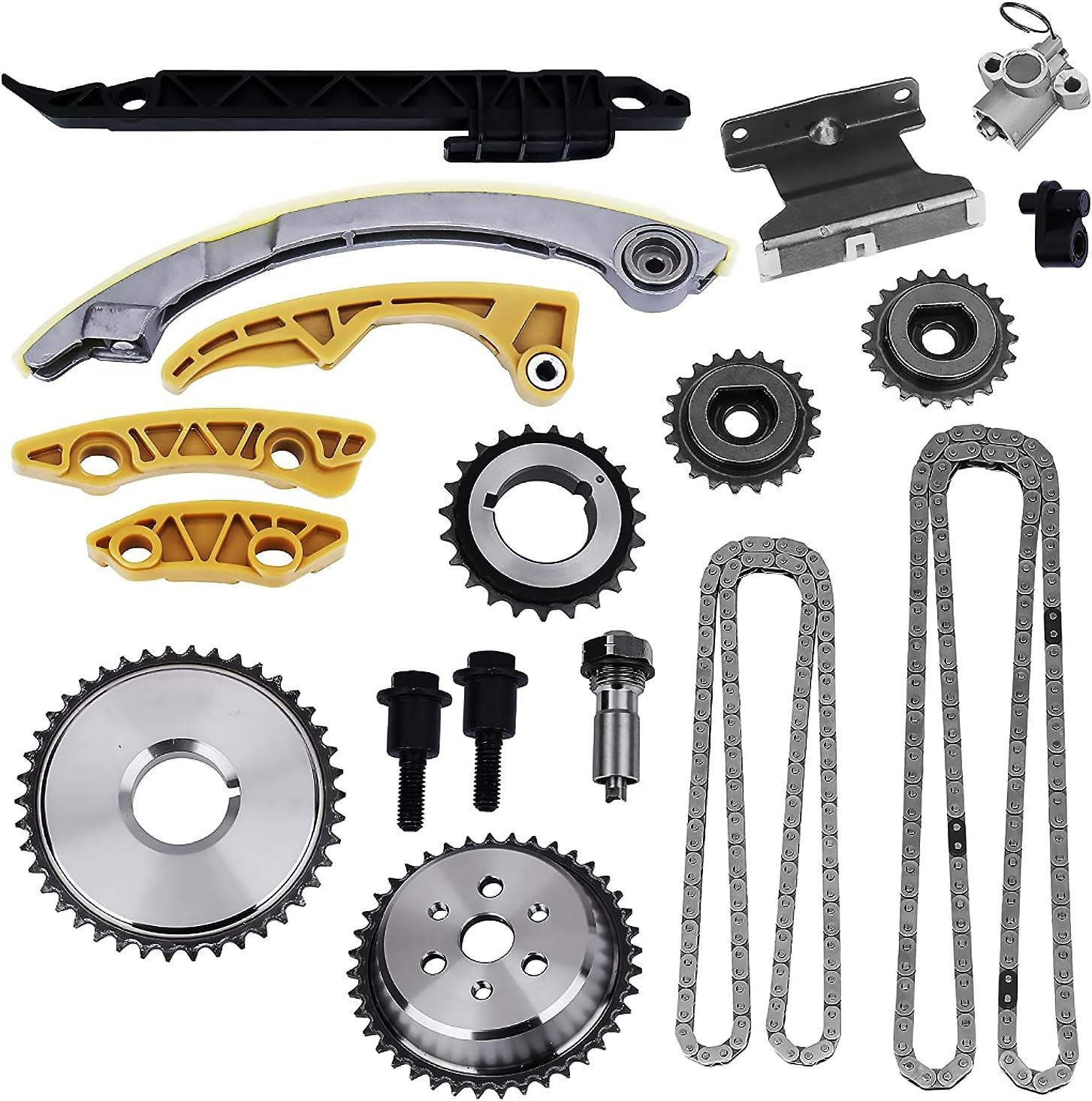 94201S Engine Timing Chain Kit Endxedo Chain Guide Tensioner Sprocket Compatible