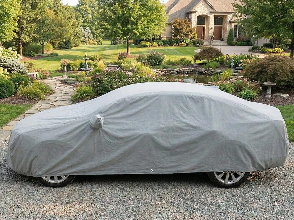 CarsCover Custom Fit 2013-2019 Cadillac XTS Sedan Car Cover Heavy Duty Weatherproof Ultrashield Covers — view 4